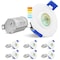 Luxrite 2 Inch Gimbal LED Recessed Downlights 5 CCT Selectable 2700K-5000K 5W 400LM Dimmable 6-Pack LR23236-6PK - alternate 1